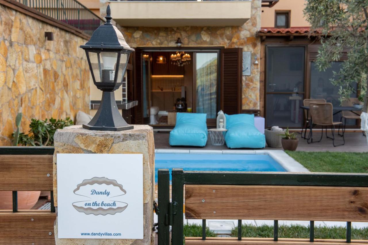 Dandy Villas Nea Roda - Melodic Waves - Private - Pool - Parking - Cellar ภายนอก รูปภาพ